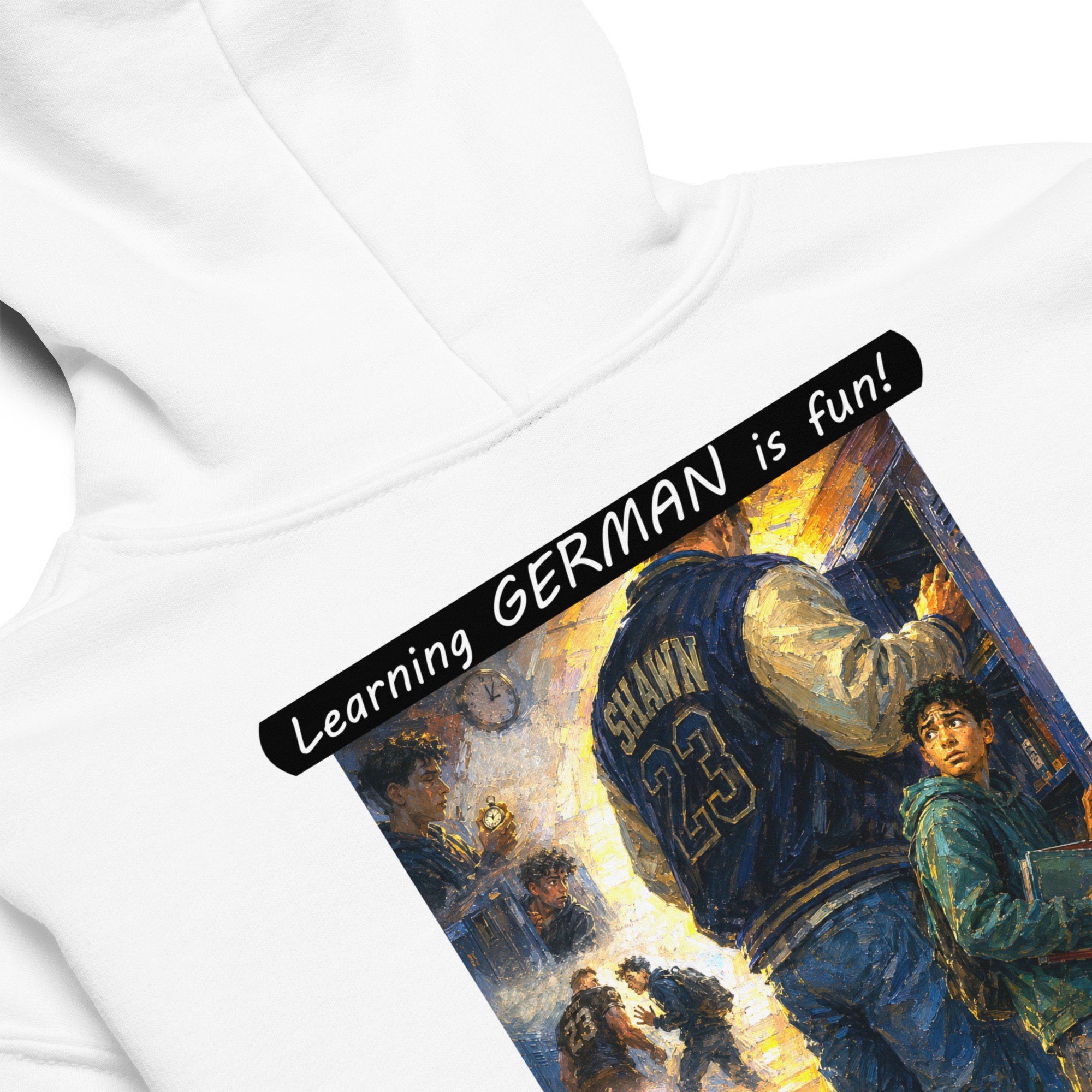 Youth heavy blend hoodie - Learning GERMAN is fun! - The School Locker - Image 24