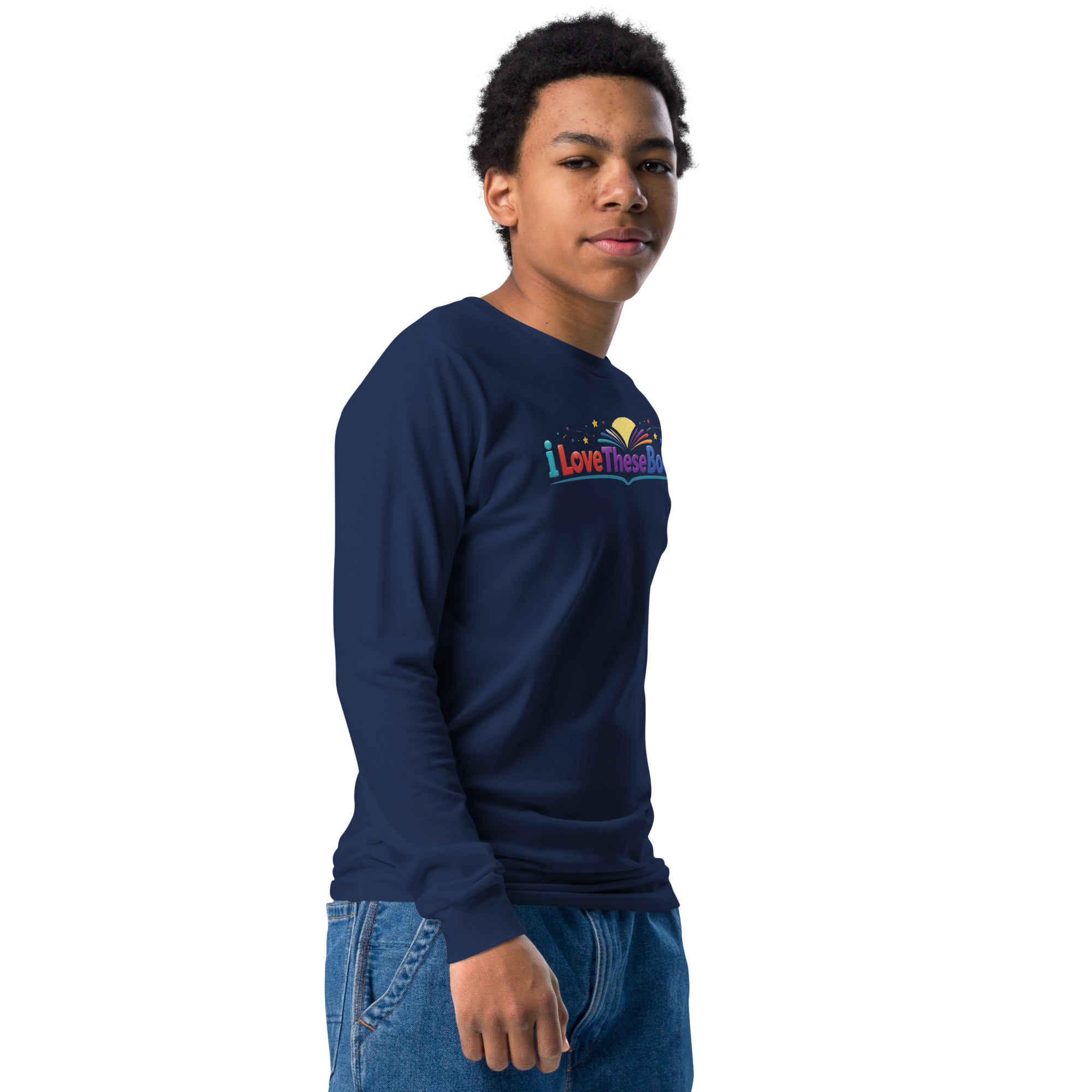 Youth Long Sleeve Tee - Learning SPANISH is fun! - The School Locker - Image 6