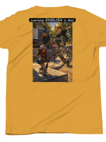 Youth Short Sleeve T-Shirt – Learning ENGLISH is fun! – The Summer Showdown