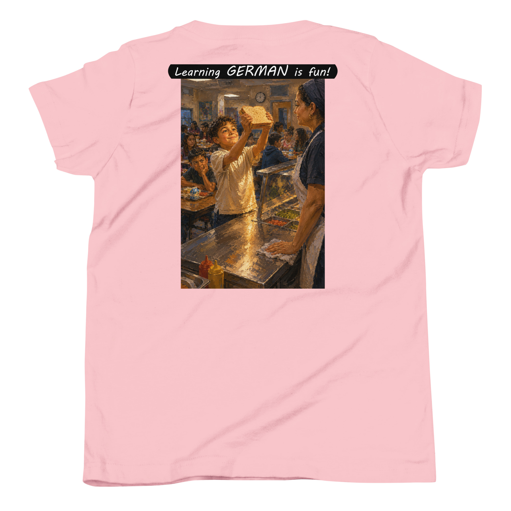 Youth Short Sleeve T-Shirt - Learning GERMAN is fun! - Crusty Roof Tiles - Image 19